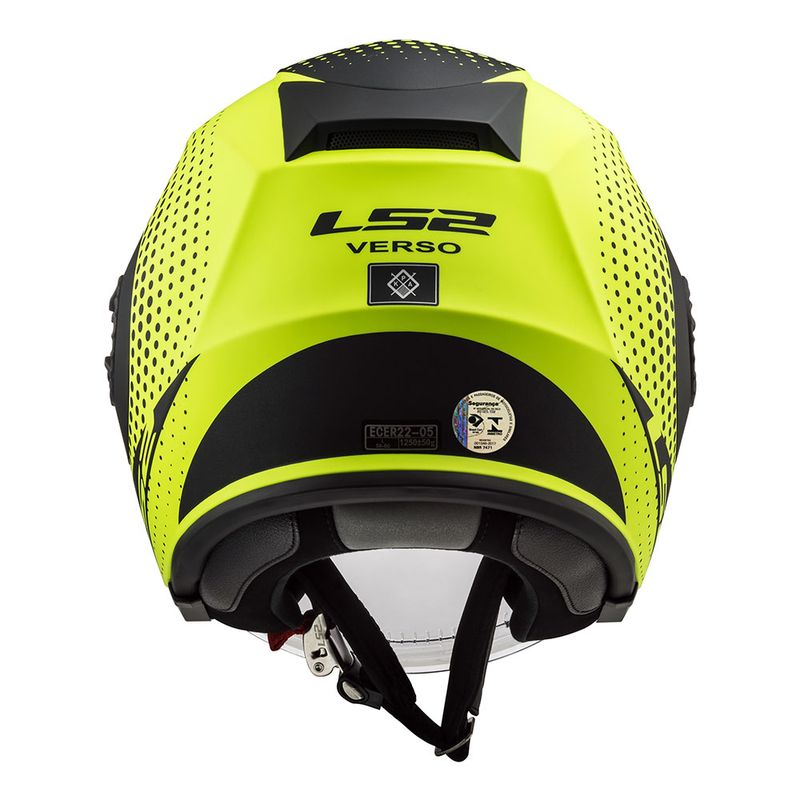 CAPACETE LS2 VERSO SPIN AMARELO