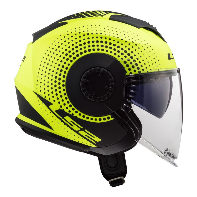 CAPACETE LS2 VERSO SPIN AMARELO