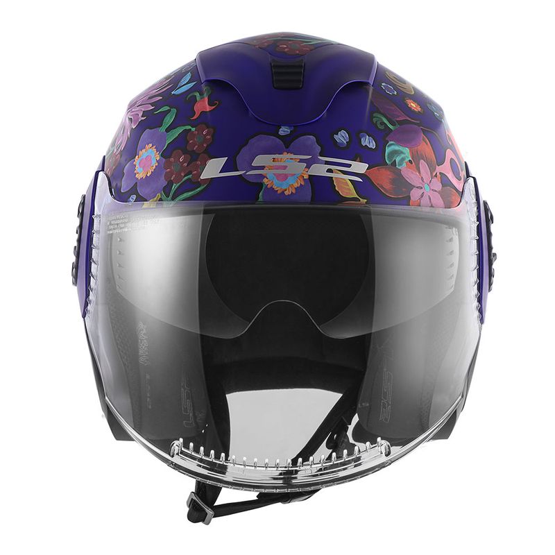 CAPACETE LS2 VERSO FLORA BRASIL ROXO