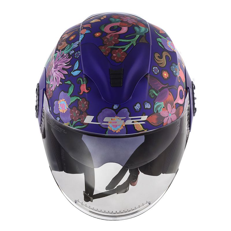 CAPACETE LS2 VERSO FLORA BRASIL ROXO