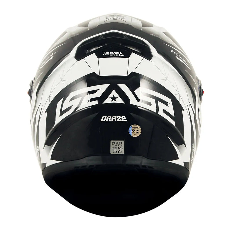 CAPACETE LS2 CLASSIC DRAZE PRETO