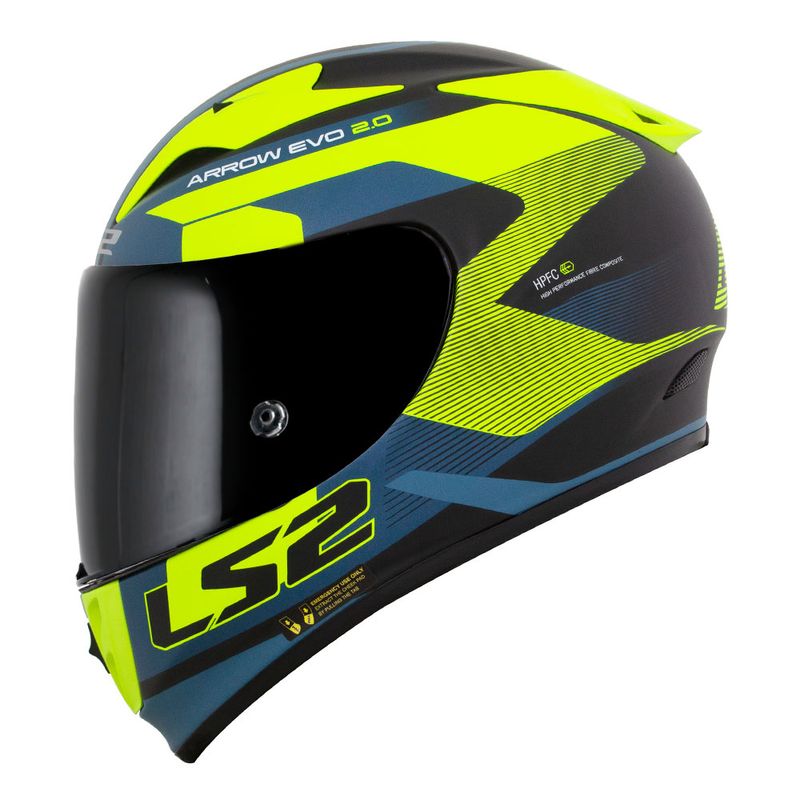 CAPACETE LS2 ARROW COMPETE AZUL