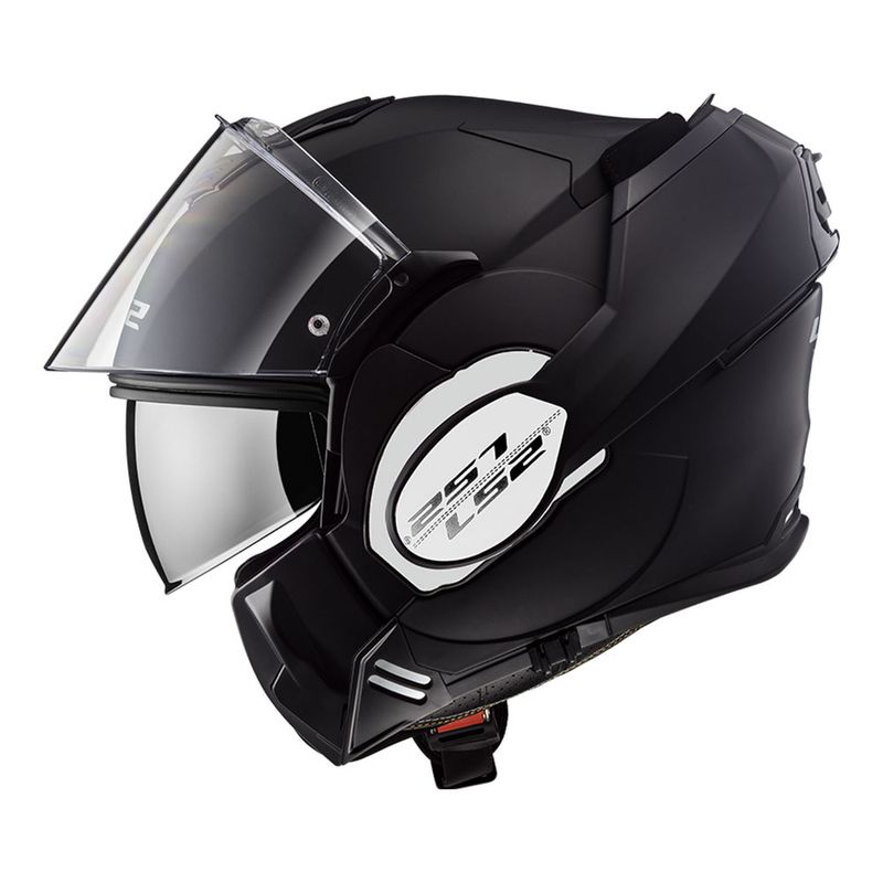 CAPACETE LS2 VALIANT MONOCOLOR PRETO FOSCO