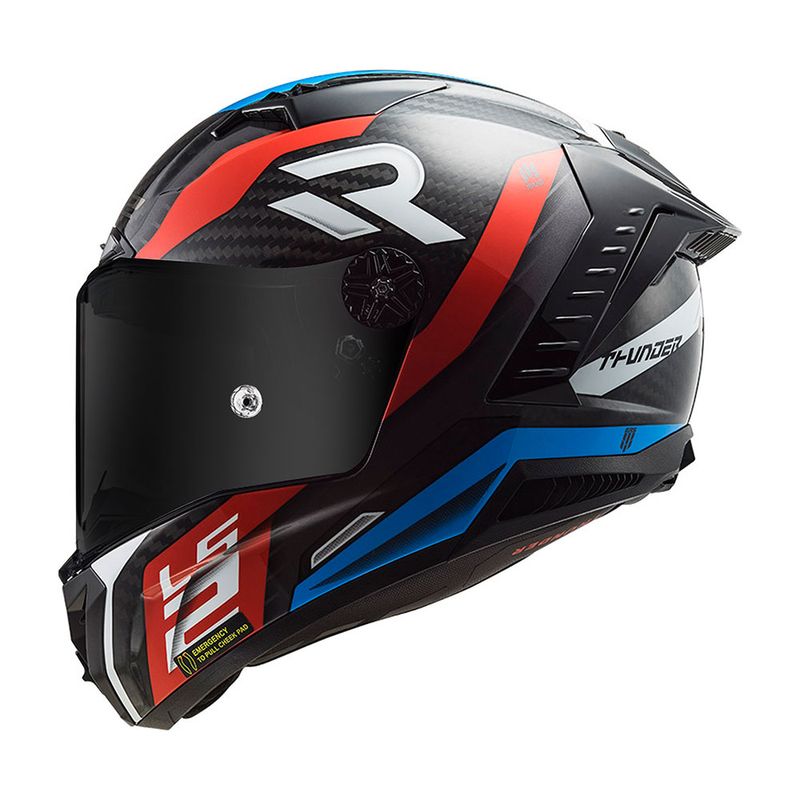 CAPACETE LS2 THUNDER CARBON SUPRA AZUL