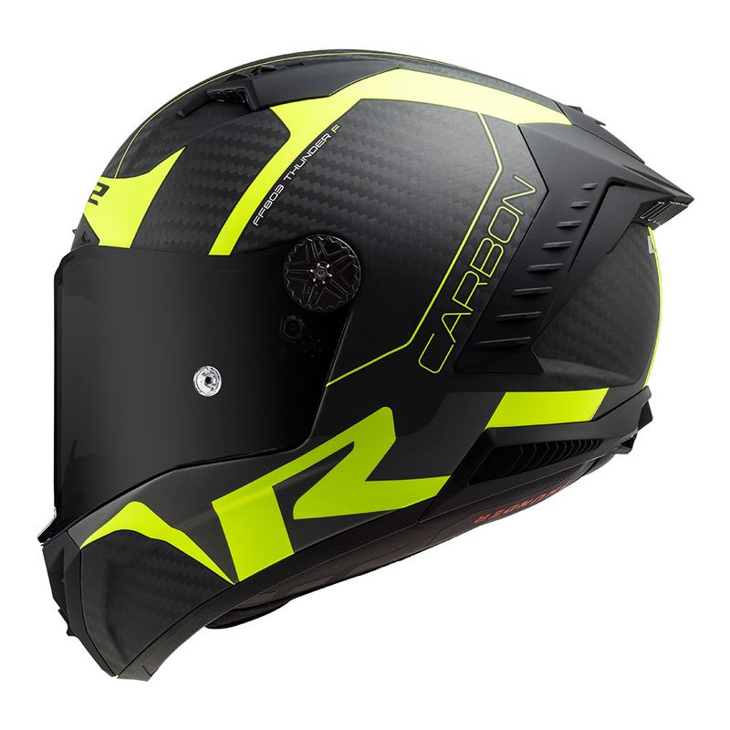 CAPACETE LS2 THUNDER CARBON RACING 1 AMARELO