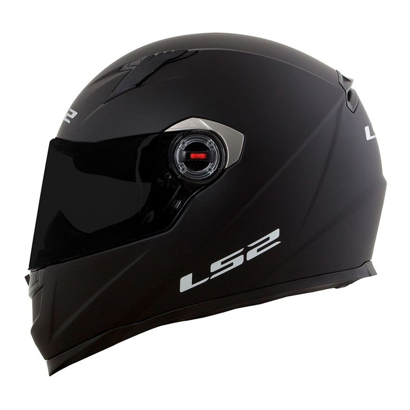 CAPACETE LS2 CLASSIC MONOCOLOR PRETO FOSCO