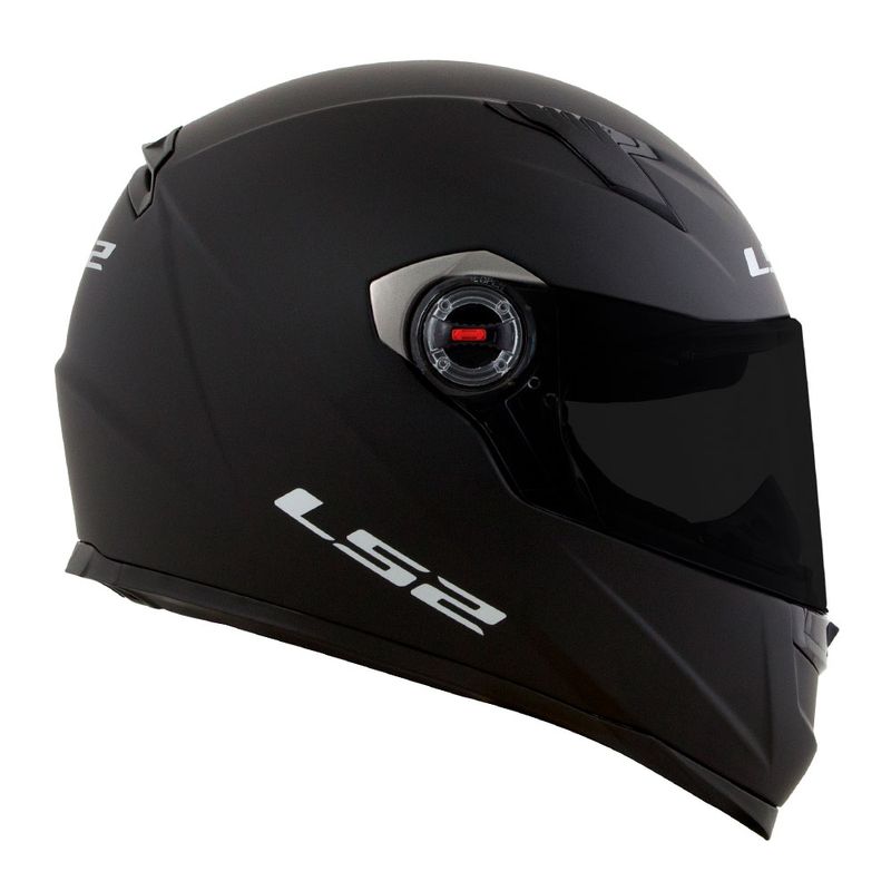 CAPACETE LS2 CLASSIC MONOCOLOR PRETO FOSCO