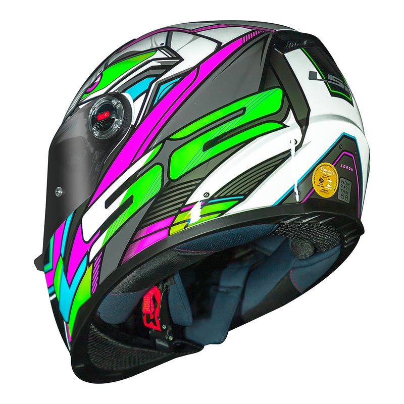 CAPACETE LS2 CLASSIC XDRON ROSA