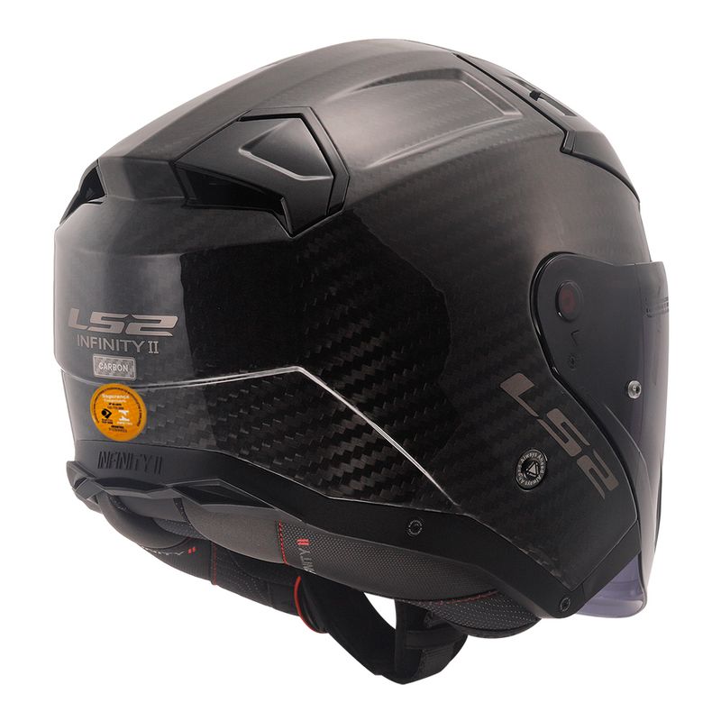 CAPACETE LS2 INFINITY II C SOLID CARBON