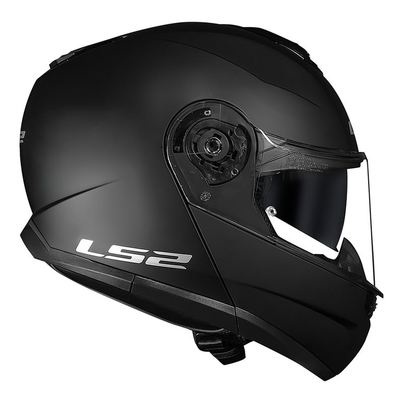 CAPACETE LS2 STROBE II MONOCOLOR PRETO FOSCO