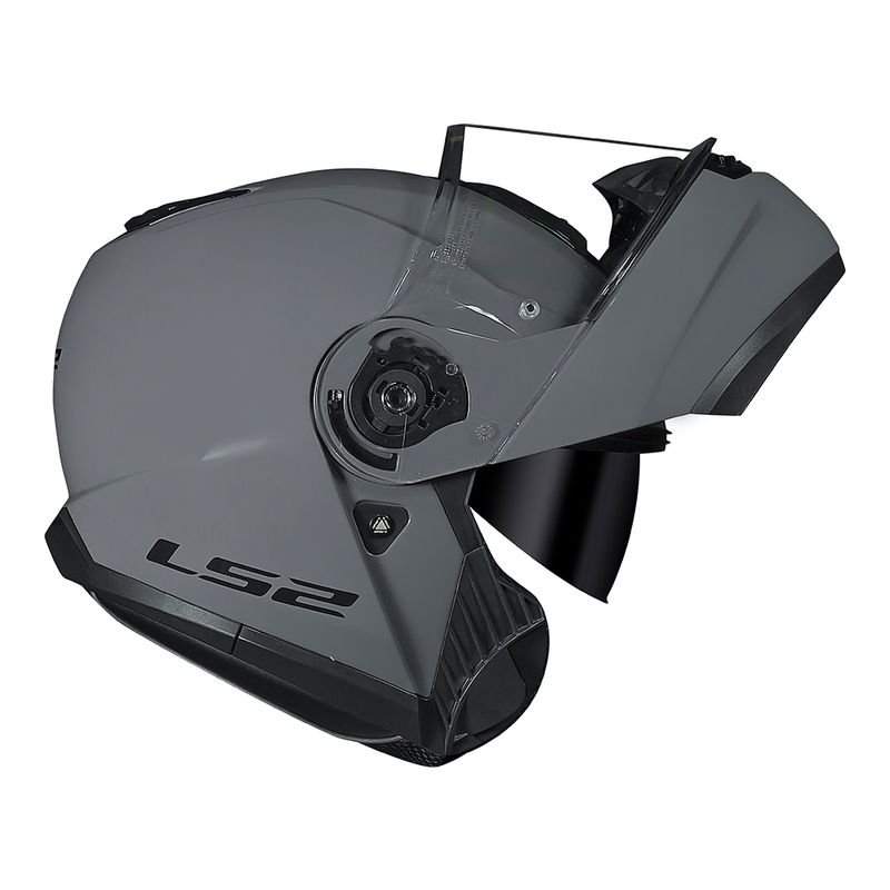 CAPACETE LS2 STROBE II MONOCOLOR NARDO CINZA