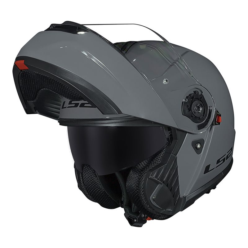 CAPACETE LS2 STROBE II MONOCOLOR NARDO CINZA