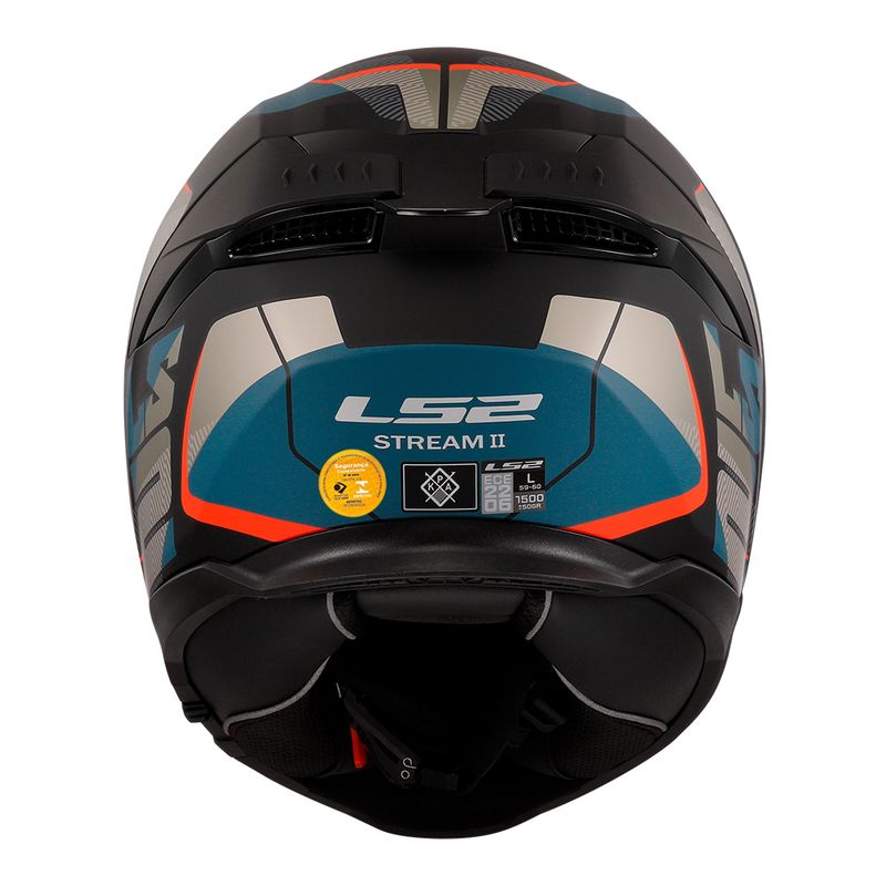 CAPACETE LS2 STREAM II ROAD PRETO/AZUL