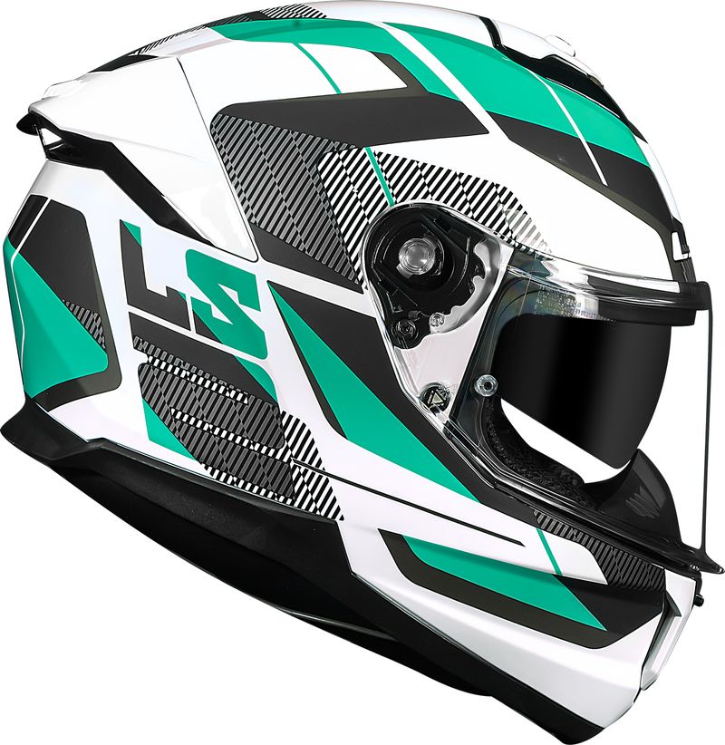 CAPACETE LS2 STREAM II ROAD BRANCO/VERDE