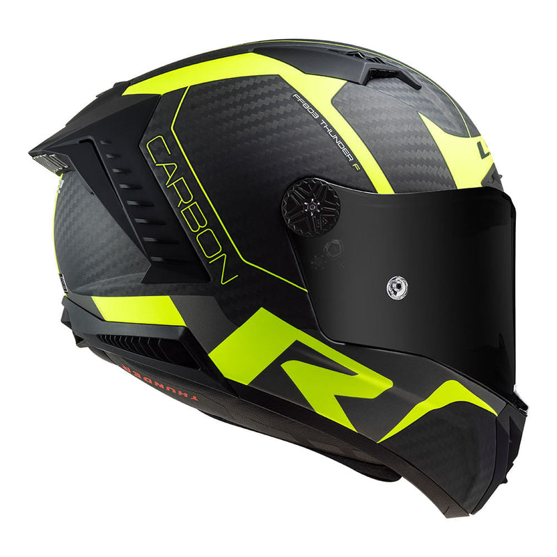 CAPACETE LS2 THUNDER CARBON RACING 1 AMARELO